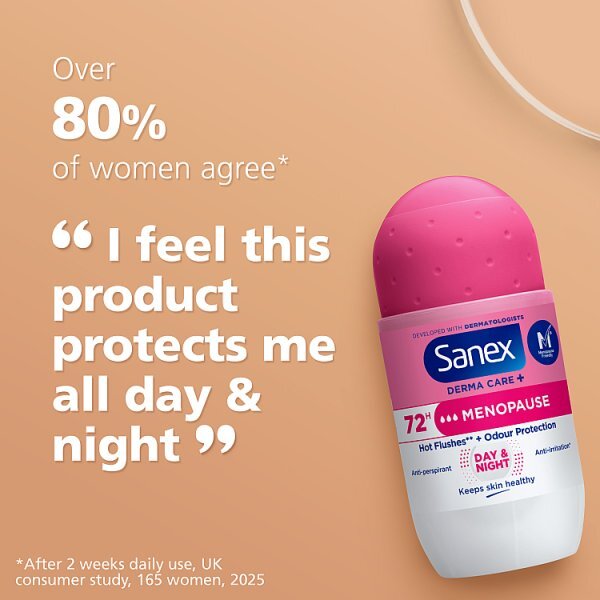 Sanex Derma Care+ Menopause Antiperspirant Roll-On 50Ml