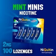 Niquitin Minis Mint 2Mg 100 Lozenges