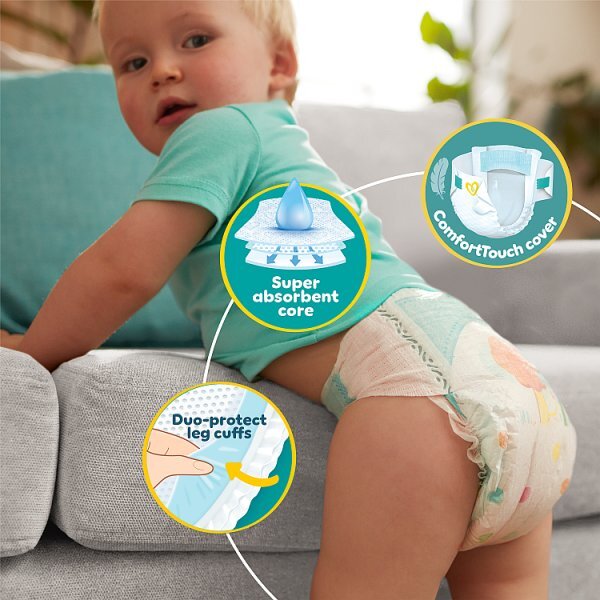 Pampers Baby-Dry Size 7, 17 Nappies, 15Kg+