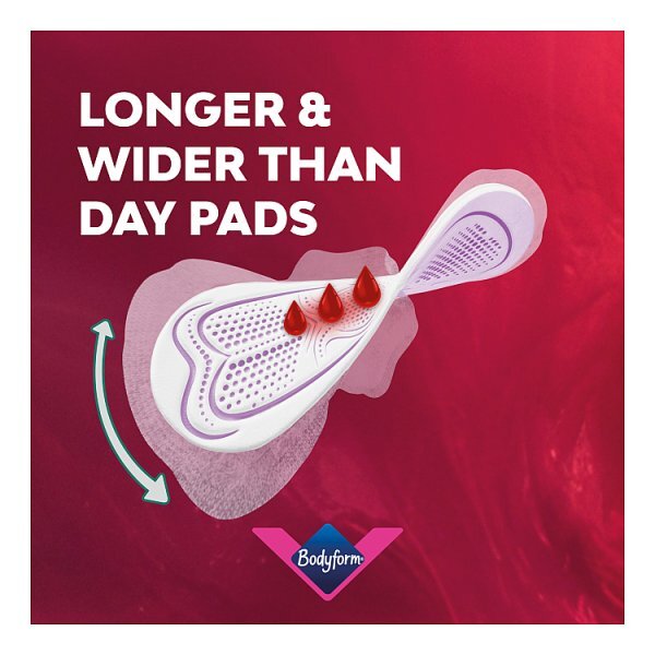 Bodyform Ultimate Night Sanitary Towels Wings 8 Pack