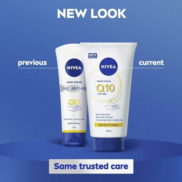 NIVEA Q10 3-In-1 Anti-Age Hand Cream 75ml