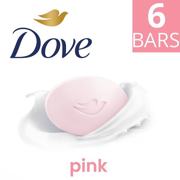 Dove Pink Beauty Bar 6x 90 g