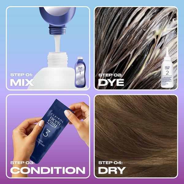 Clairol Nice'n Easy Tone+Gloss Semi-Permanent Hair Dye Dark Blonde