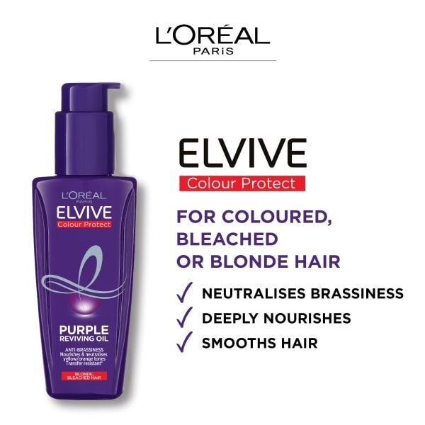 DNR L'Oreal Paris Elvive Colour Protect Purple Hair Oil