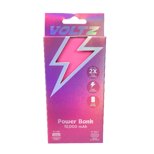 Voltz 10K Power Bank Pink