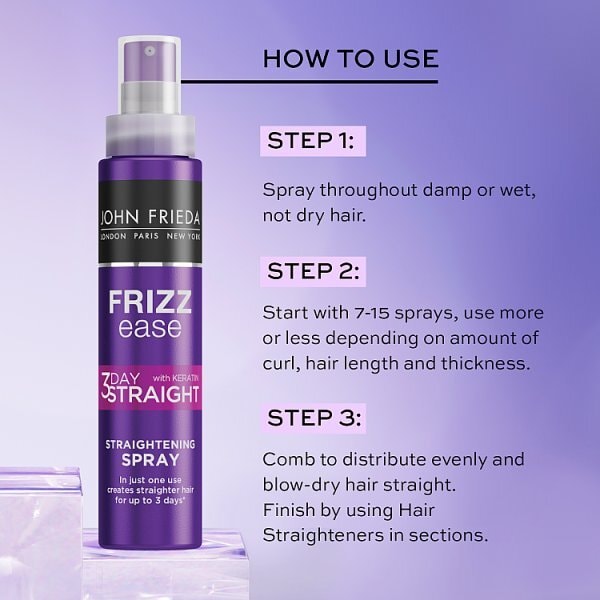 3 Day Straight Straightening Spray - Frizz Stylers