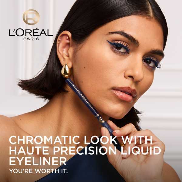 L'Oréal Paris Haute Precision Felt-Tip Eyeliner Bleu Suede