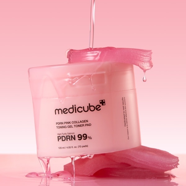Medicube PDRN Pink Collagen Toning Gel Toner Pad