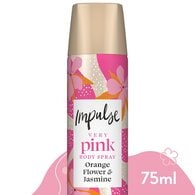 DNR Impulse Body Spray Deodorant Very Pink 75ml