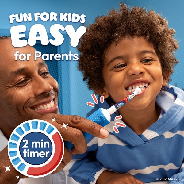 Oral-B Pro Kids Spider-Man Electric Toothbrush