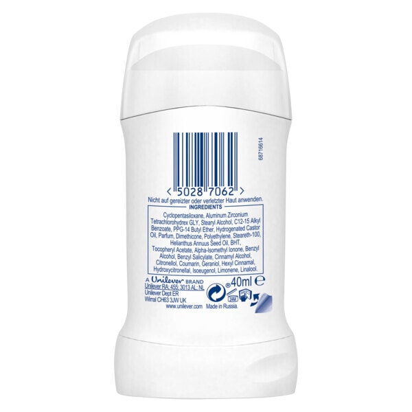 Dove Invisible Dry Anti-Perspirant Cream Stick Deodorant40ml