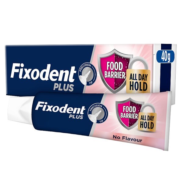 Fixodent Plus Food Seal Denture Adhesive 40ml