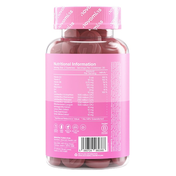 Novomins PMS 60 Gummies