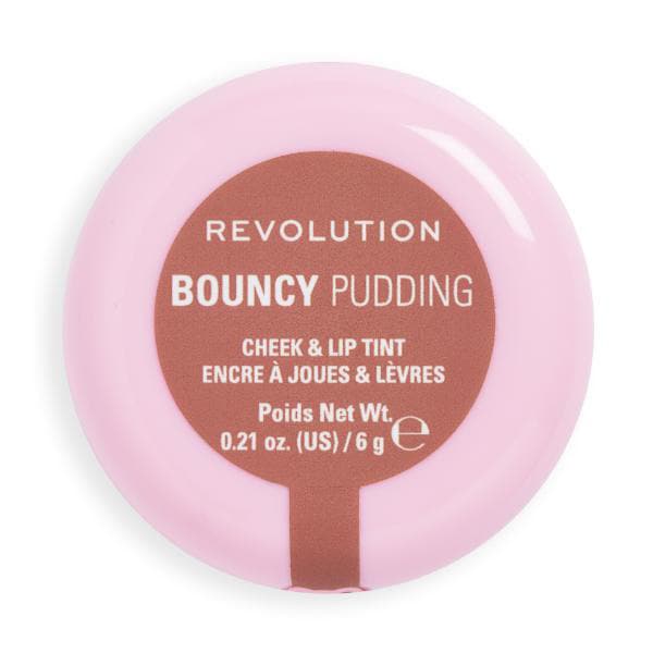 Revolution Bouncy Pudding Lip & Cheek Hazy Nude