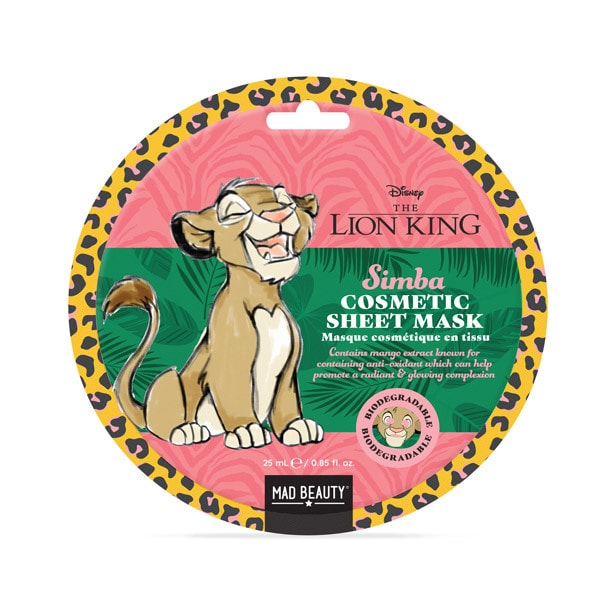 Disney Lion King Simba Cosmetic Sheet Mask