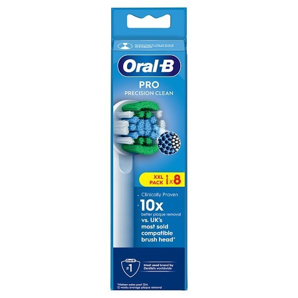 Oral-B Pro Precision Clean Toothbrush Heads, 8 Counts