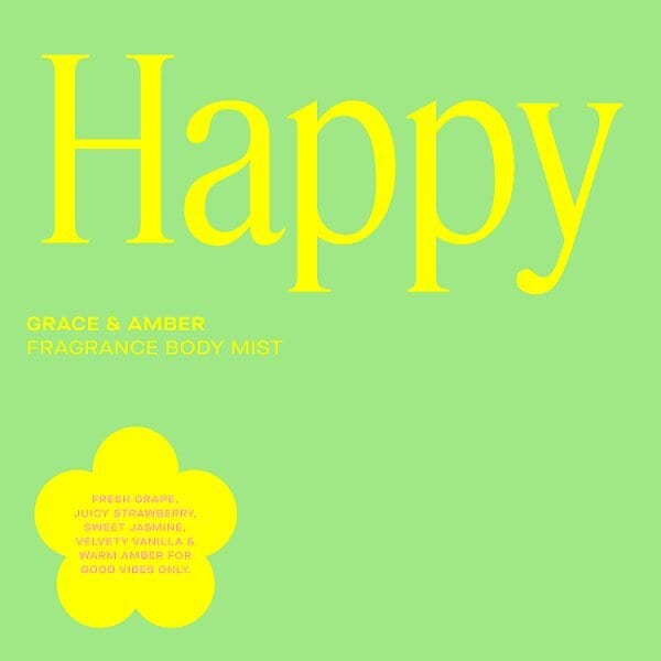 Daise Fragrance Body Mist Happy Grape & Amber 100ml