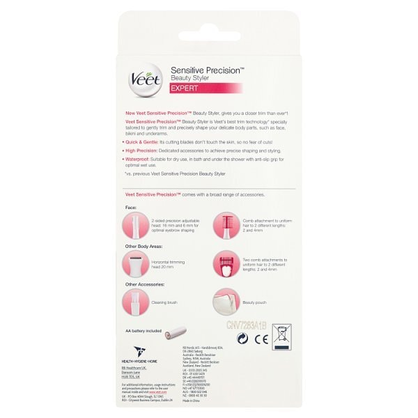 Veet Sensitive Precision Beauty Styler Expert Trimmer Kit