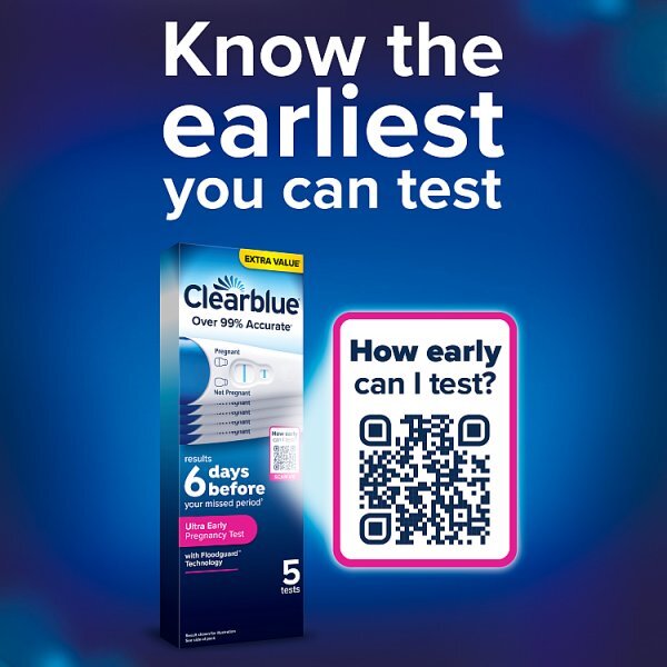 Clearblue Visual Early Detection Pregnancy Test - 5 Tests