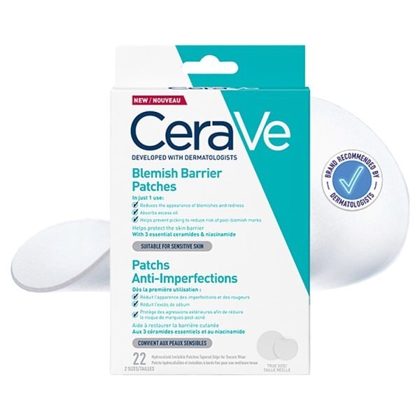 Cerave Blemish Barrier Patches 22 Pieces
