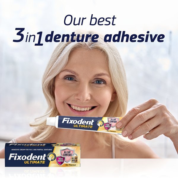 Fixodent Ultimate Flavour Free 40g