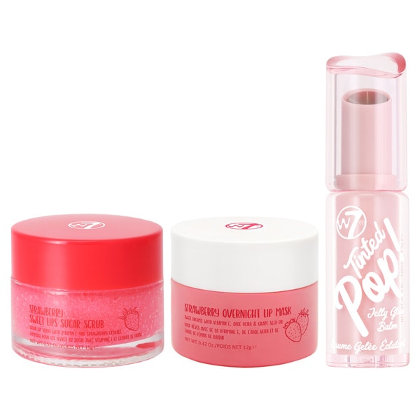 W7 Strawberry Sweet Lip Care Trio