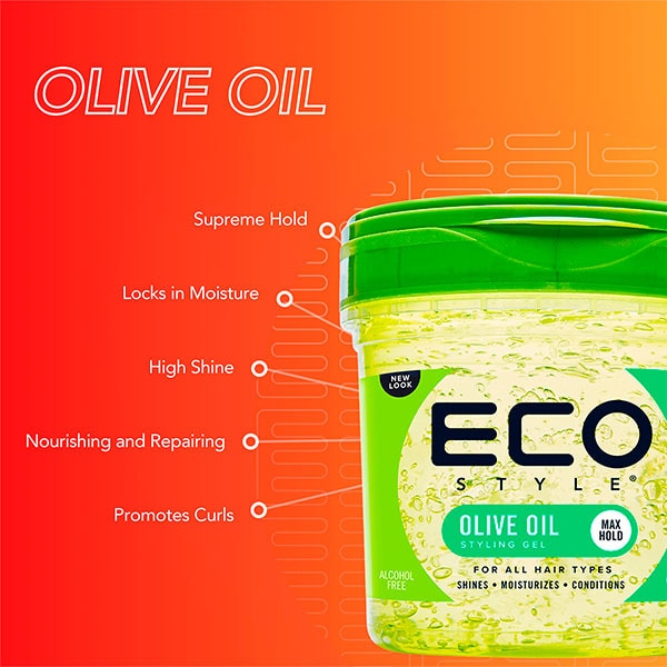 EcoStyle Olive Oil Styling Gel 473ml
