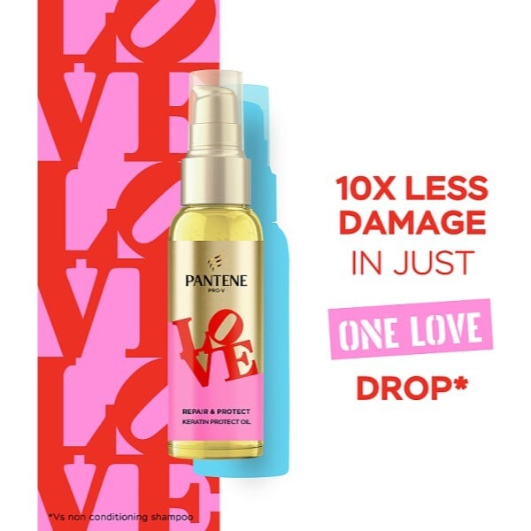 Pantene Pro-V LOVE Robert Indiana Repair & Protect Oil 100ml