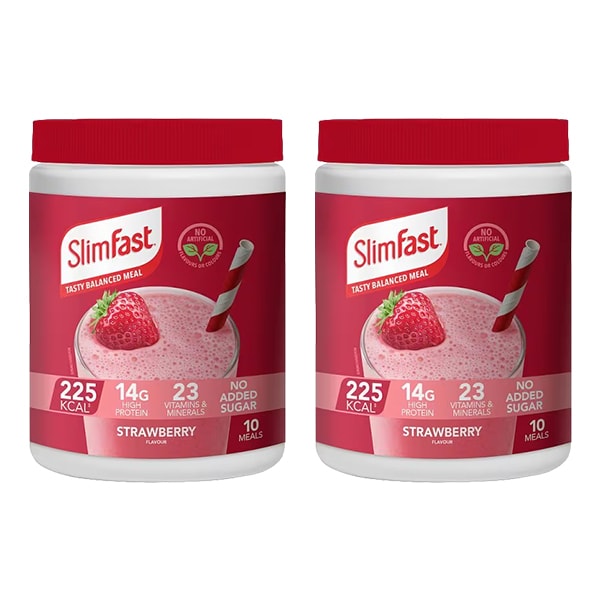 Slimfast Powder Tin Strawberry 20 serves