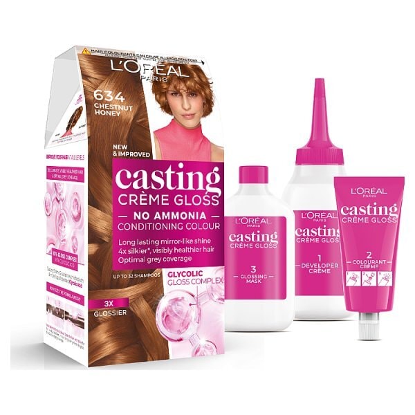 L'Oréal Casting Crème Gloss 634 Chestnut Honey Hair Dye