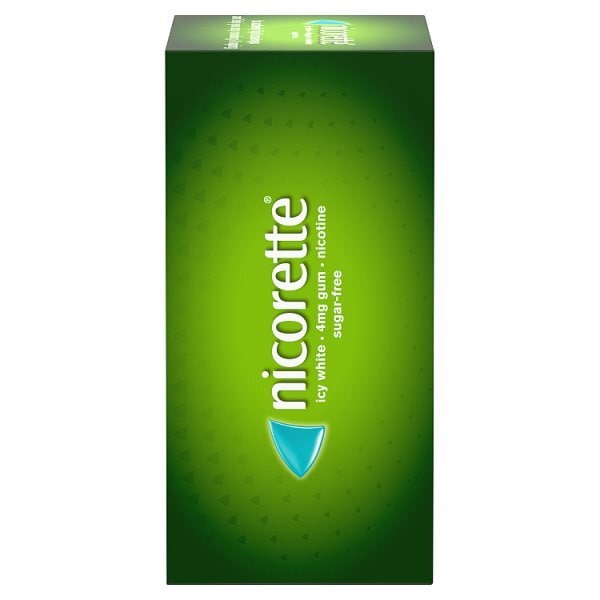 Nicorette Icy White 4mg Nicotine Gum 105s (Stop Smoking)