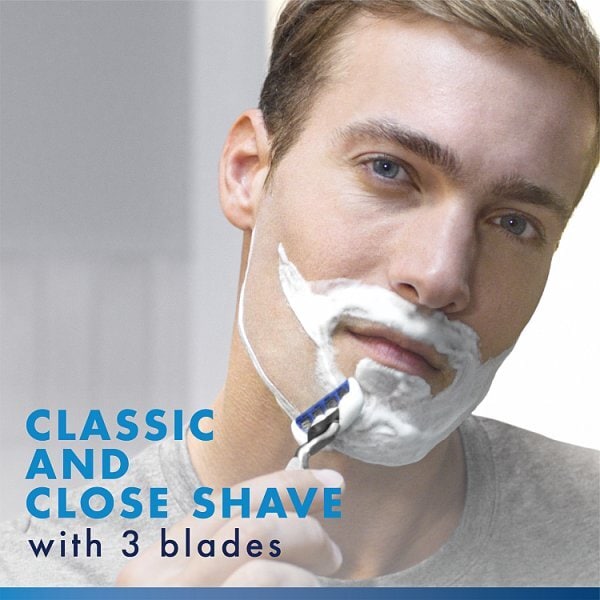 Gillette Mach3 Turbo Men’s Razor Blade Refills, 4 Count