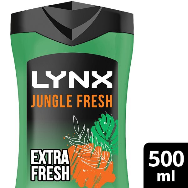 Lynx 3-In-1 Body Wash Jungle Fresh 500ml