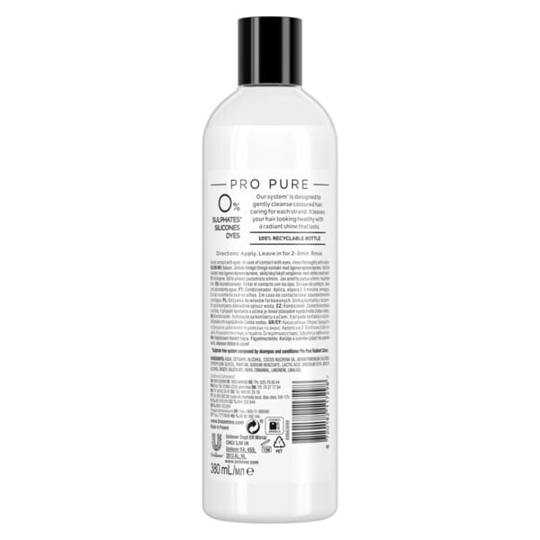 TRESemmé Pro Pure Radiant Colour Conditioner 380ml
