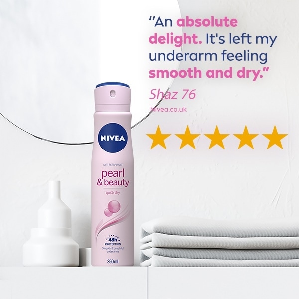 NIVEA Pearl & Beauty Anti-Perspirant Deodorant Spray 250ml