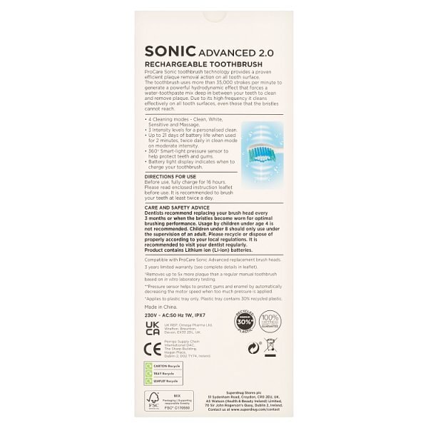 Pro Care Sonic White