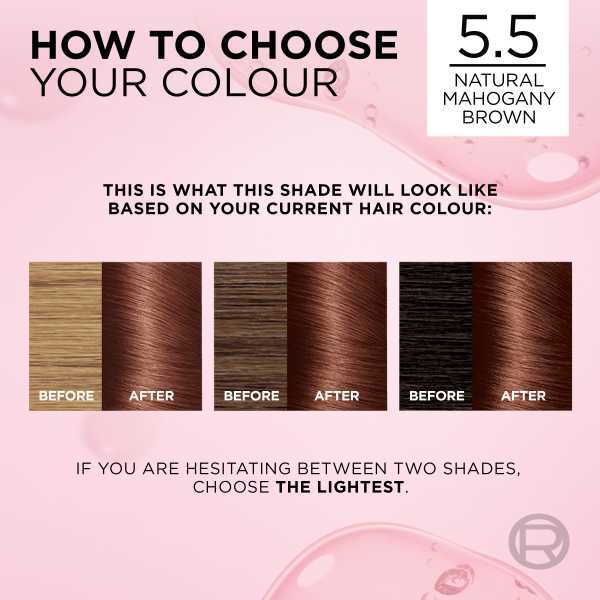 L'Oréal Excellence Crème 5.5 Natural Mahogany Brown