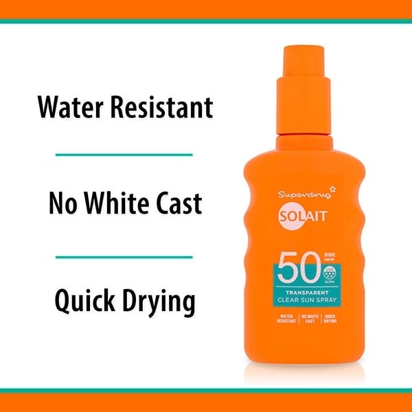 Solait Clear Sun Spray SPF50 200ml