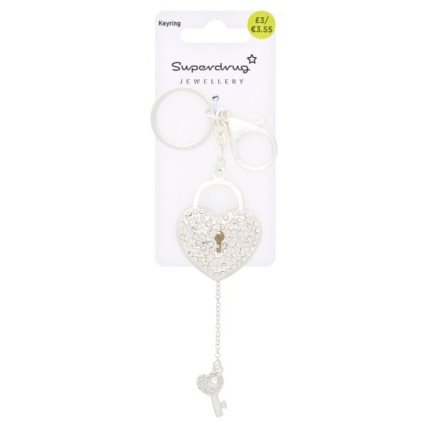 Superdrug Heart Keyring