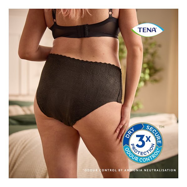 Tena Silhouette Pants Plus Large 8Pk Black