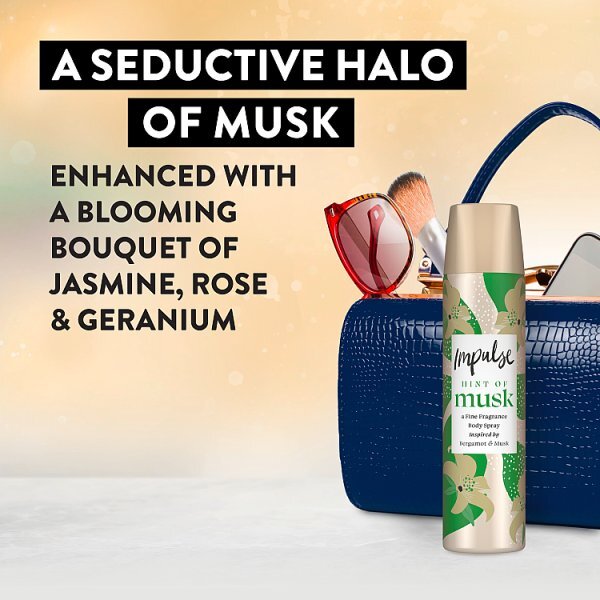 Impulse Body Spray Deodorant Musk 75ml