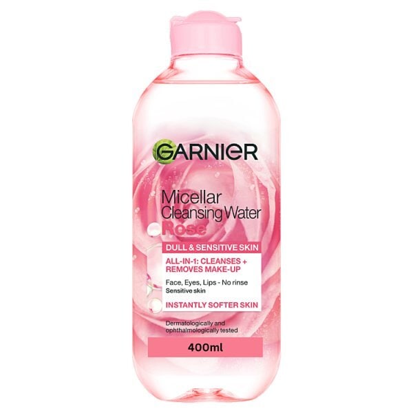 Garnier Micellar Rose Cleansing Water Makeup Remover Sens. Skin 400ml