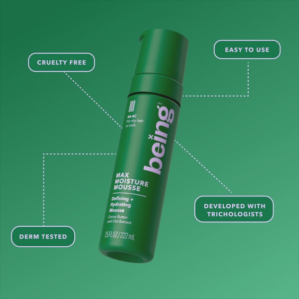 being MAX MOISTURE MOUSSE 222 mL