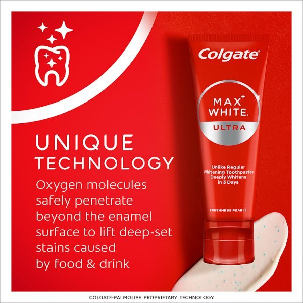 Colgate Max Ultra Fresh Pearls Whitening Toothpaste 75Ml