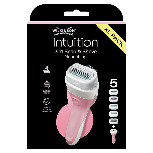 Wilkinson Sword Intuition 2in1 Nourishing Women's Razor + 5 Blades