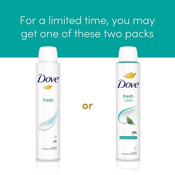 Dove Women Anti-Perspirant Deodorant Spray Fresh 200ml