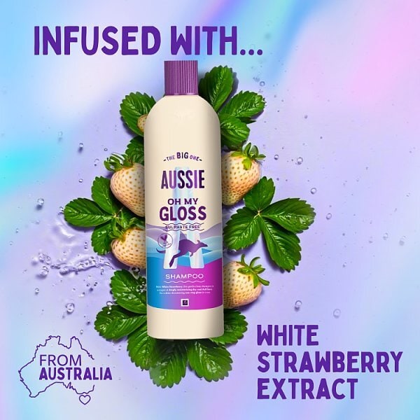 Aussie Oh My Gloss Shampoo 400Ml
