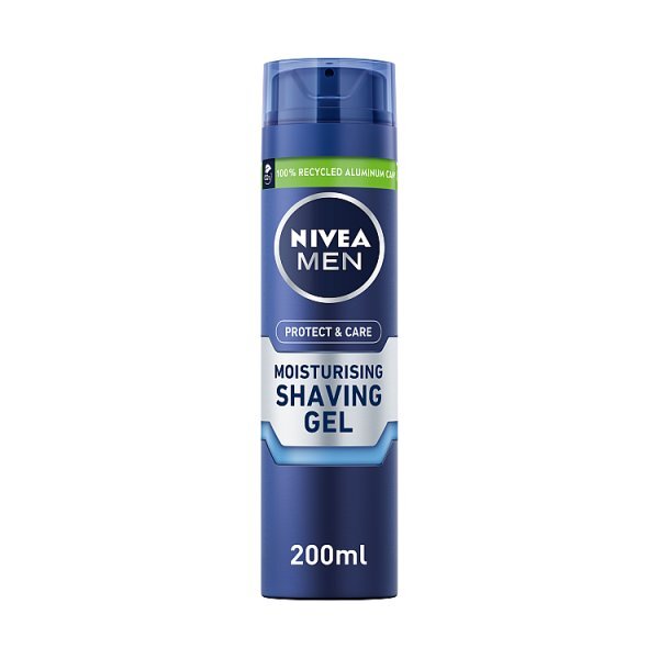 NIVEA MEN Shaving Protect & Care Shave Gel, 200ml