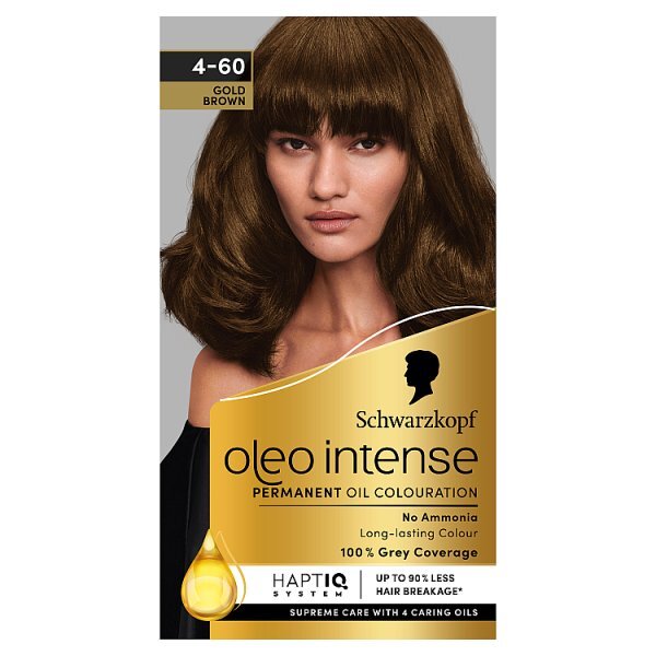 DNR Schwarzkopf Oleo Intense Gold Brown Permanent Hair Dye