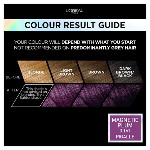 Preference Vivids (Colorista) Hair Dye Magnetic Plum 3.16